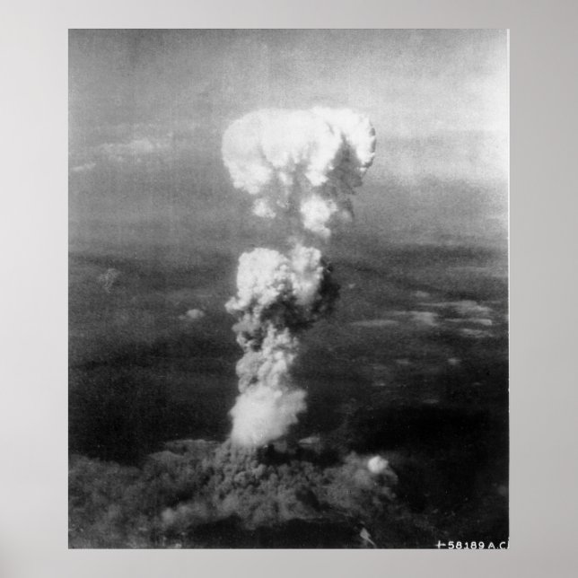 Atomic Bombing of Hiroshima Poster (Front)