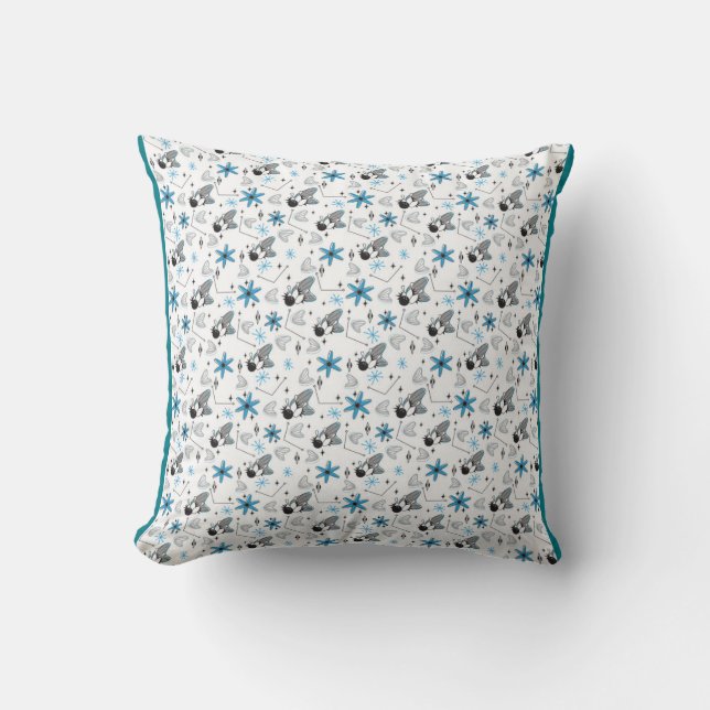 Atomic Bowling Pattern Cushion (Front)