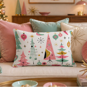 Atomic Christmas 16x12 Accent Pillow