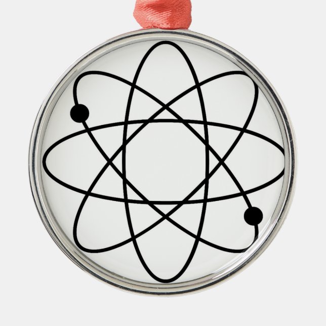 ATOMIC CHRISTMAS ORNAMENT MID-CENTURY MODERN, GIFT (Front)