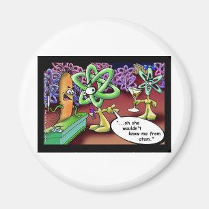 Atomic Dating Funny Offbeat Cartoon Tees & Gifts Magnet