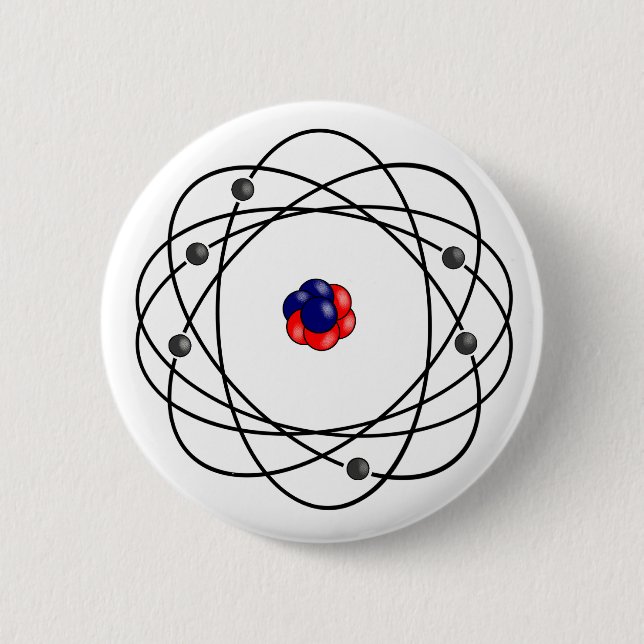 Atomic Design 6 Cm Round Badge (Front)