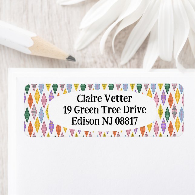 Atomic Diamonds  Return Address Label (Insitu)