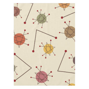 Atomic Era Autumn Tablecloth
