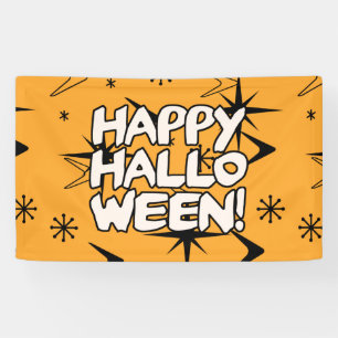 Atomic Era Happy Halloween Banner