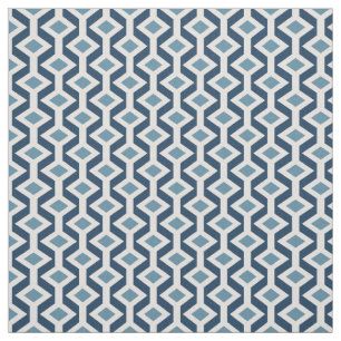 Atomic Era Inspired Geometric Pattern Fabric