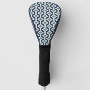 Atomic Era Inspired Geometric Pattern Golf Head Cover