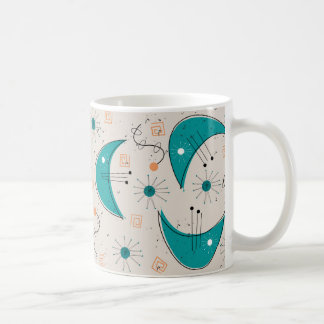 Atomic Era Mid-Century Modern Abstract Coffee Mug