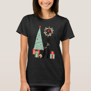 Atomic Era Mid Century Modern Cool Cat Pair Christ T-Shirt