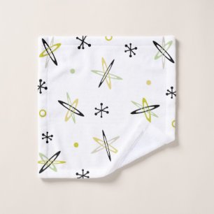 Atomic Era Space Age Bath Towel Set