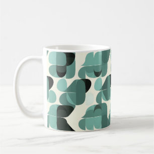Atomic Era Vintage MCM Mid Century Modern Teal Coffee Mug