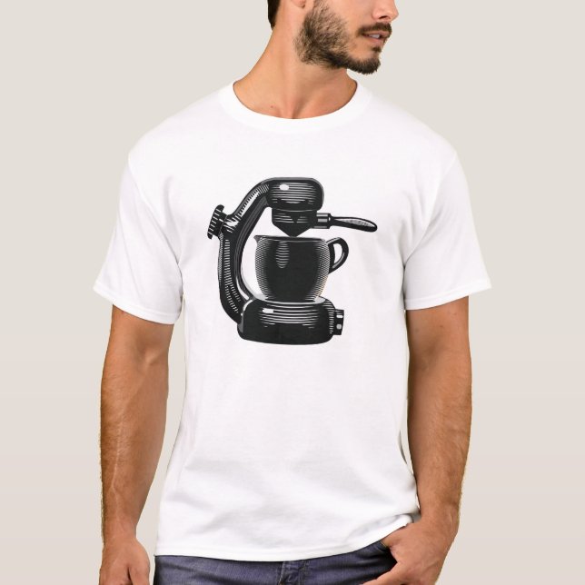 Atomic espresso machine T-Shirt (Front)
