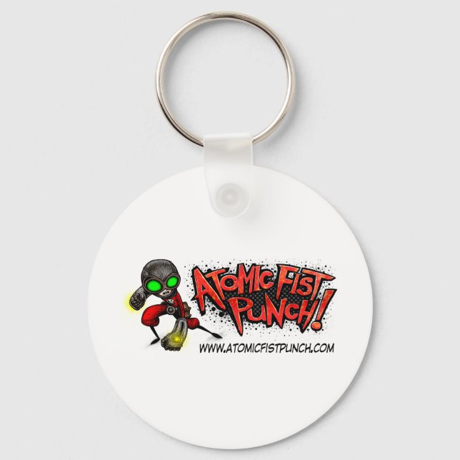 ATOMIC FIST PUNCH KEY RING (Front)