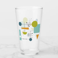 Atomic Flow Chart Geometric Shapes Mid Century