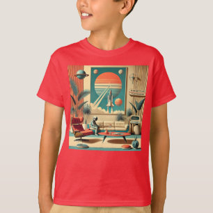 Atomic Futuristic Florida Space Age Family Room T-Shirt