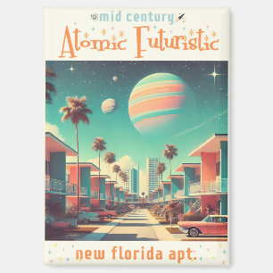 Atomic Futuristic New Florida Apartments Magnet