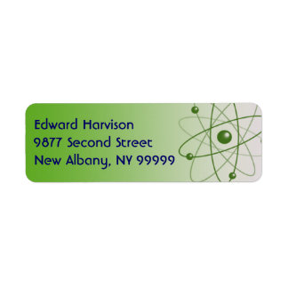 Atomic Glow Return Address Label