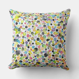 Atomic Gumdrops 20 x 20 Cotton Throw Pillow