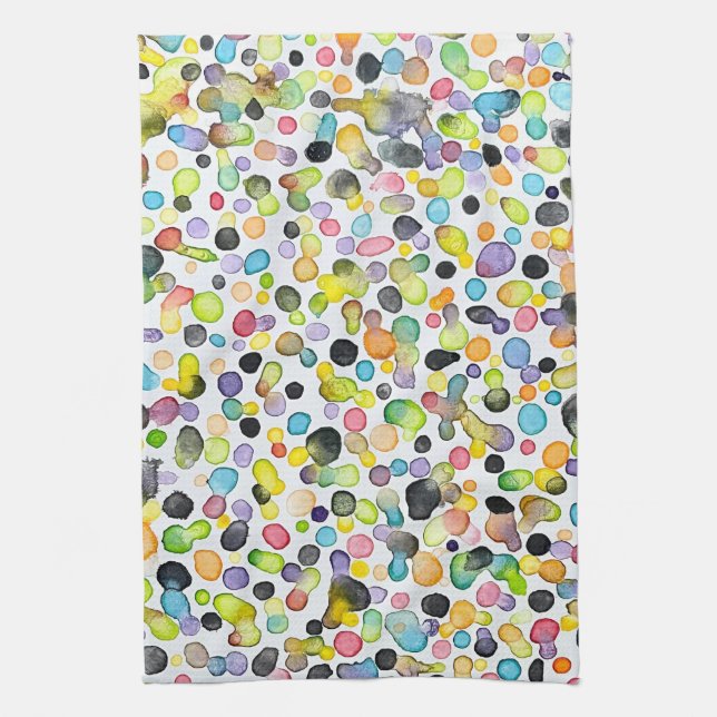 Atomic Gumdrops Kitchen Towel (Vertical)