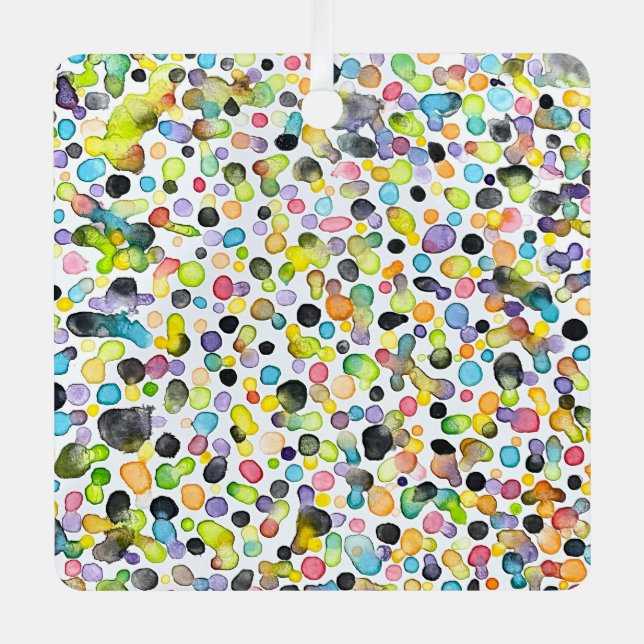 Atomic Gumdrops Metal Ornament (Front)