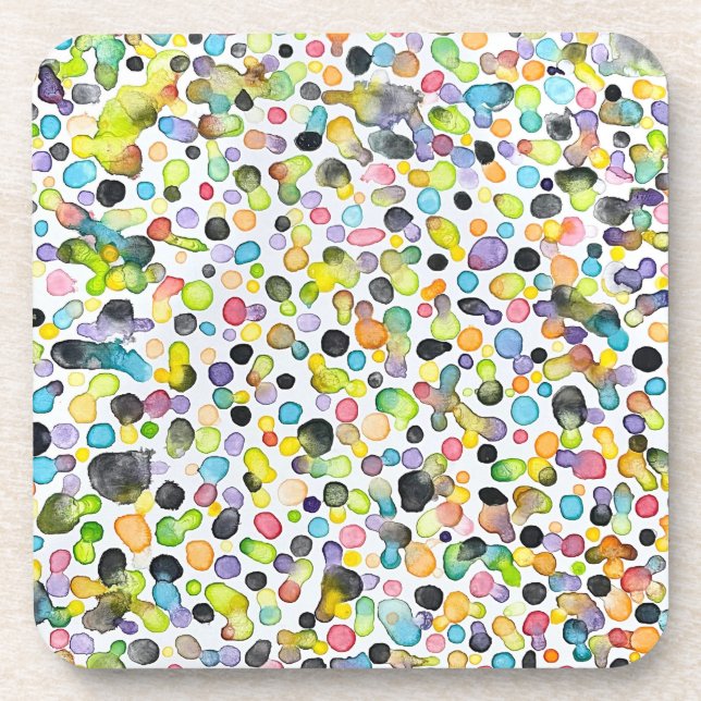 Atomic Gumdrops Set of 6 Coasters (Front)