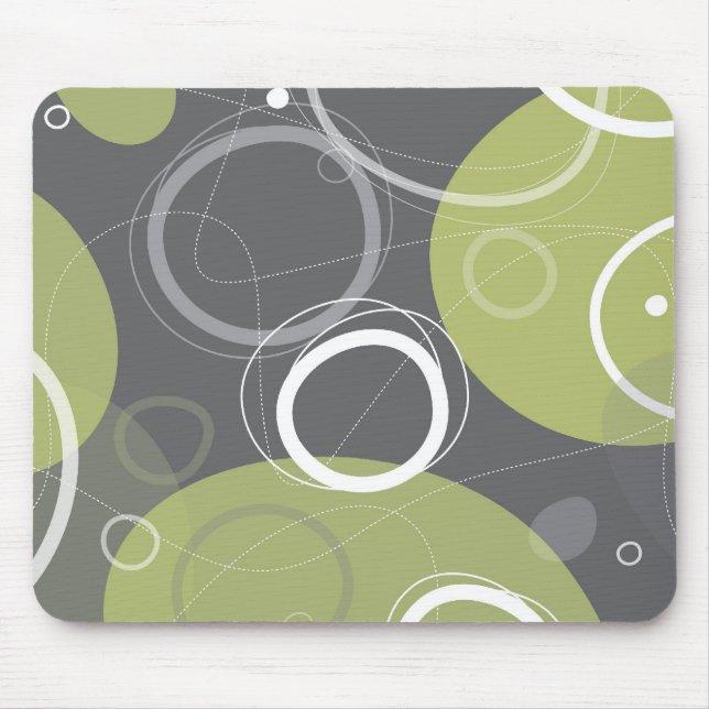 Atomic in Olive Mousepad (Front)