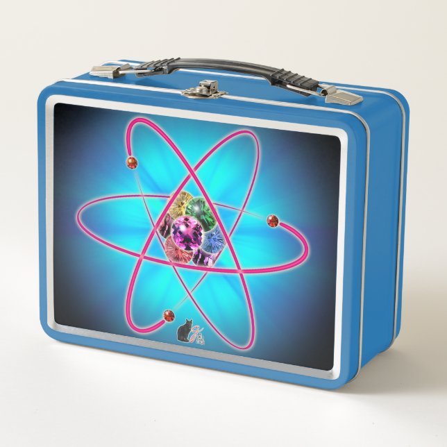 Atomic Jewels Metal Lunch Box (Front)