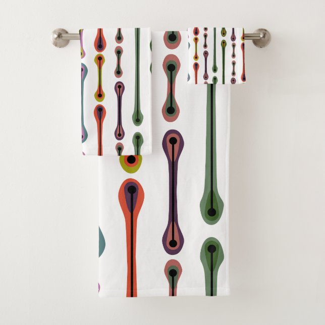 Atomic Lines  Bath Towel Set (Insitu)