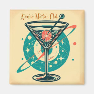 Atomic Martini Club Space Age Magnet