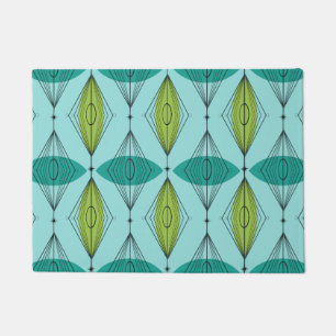 Atomic Ogee and Starbursts Doormat