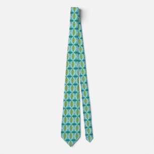 Atomic Ogee and Starbursts Tie