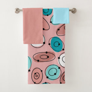Atomic Ovals Bath Towel Set