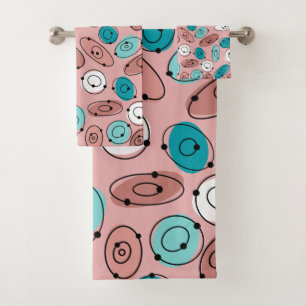 Atomic Ovals Bath Towel Set
