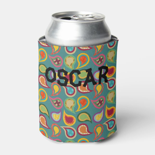 Atomic Paisleys  Can Cooler (Can Front)