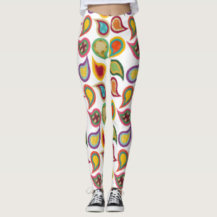 Atomic Paisleys  Leggings