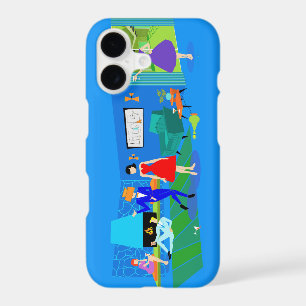 Atomic Palm Springs Cocktail Party iPhone Case