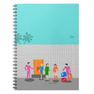 Atomic Palm Springs Spiral Photo Notebook