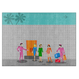 Atomic Palm Springs Stewardess Party Cutting Board