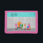Atomic Palm Springs Stewardess Party Photo Wallet<br><div class="desc">You are invited to the social event of the year with this Atomic Palm Springs Stewardess Party Photo Wallet design. Join these three vintage flight attendants from rivaling airlines as they check into their kitschy 1960s breezy block hotel. One of the fabulously hunky bellhops in a retro hot pink uniform...</div>