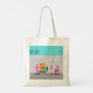 Atomic Palm Springs Stewardess Party Tote Bag