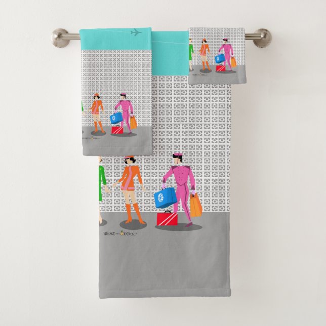 Atomic Palm Springs Stewardess Party Towel (Insitu)