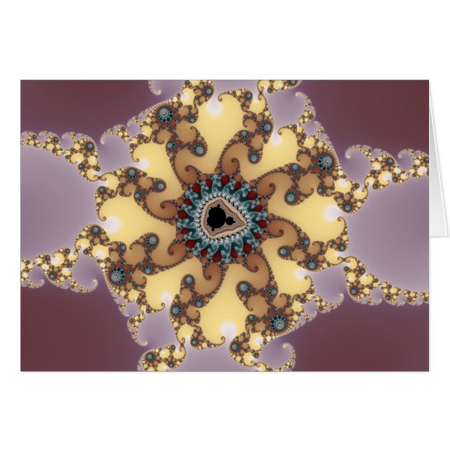 Atomic Particle - Fractal Card (Front Horizontal)