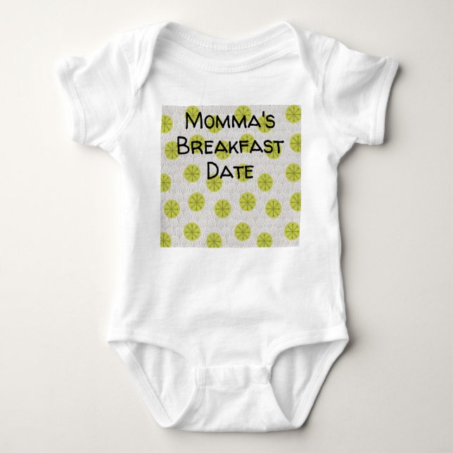 Atomic Pinwheels  Baby Bodysuit (Front)
