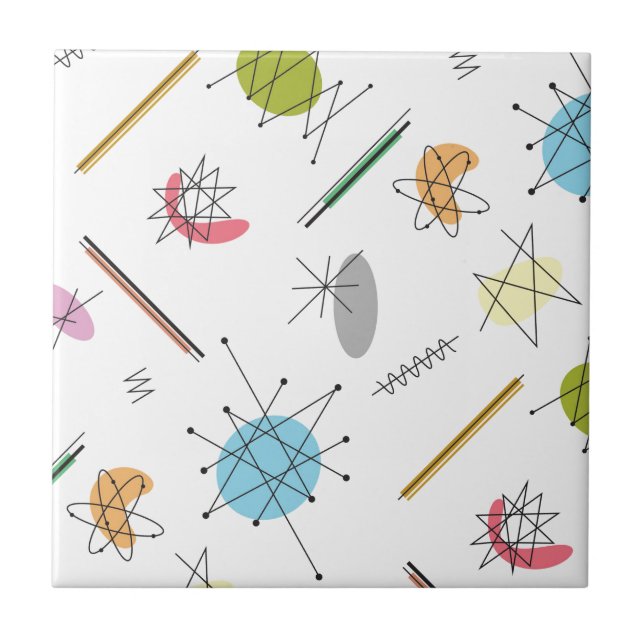 Atomic Pop Ceramic Tile (Front)