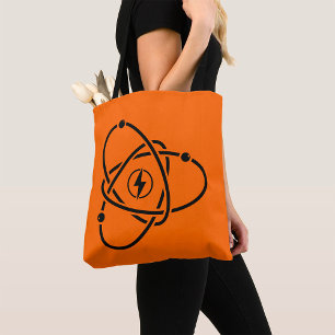 Atomic Power Energy Symbol Science and Tech Tote Bag
