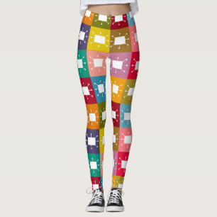 Atomic Rectangles Leggings