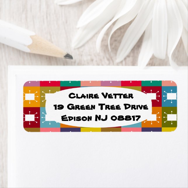 Atomic Rectangles  Return Address Label (Insitu)