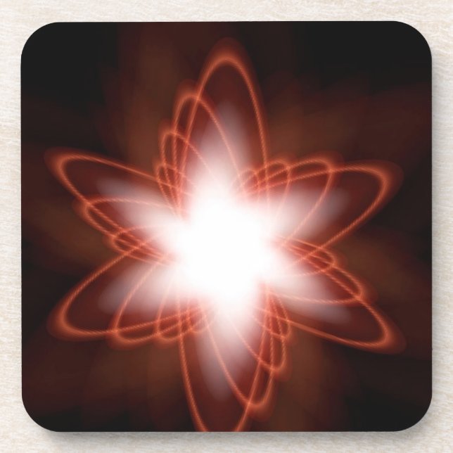 Atomic Red Coaster (Front)