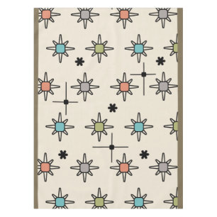 Atomic Sky Starbursts Multicolored Tablecloth