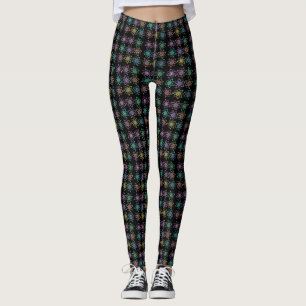 Atomic Structure Pattern Cool Science Leggings